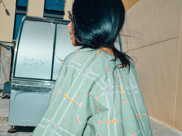 Heyanno Share Sensi Blouse, Four Leaf Clover