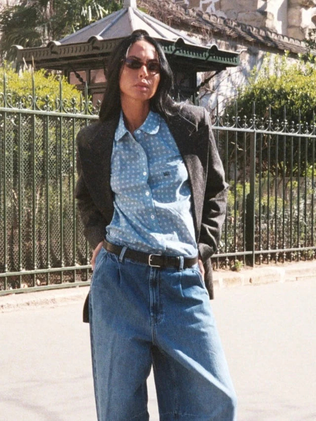 Heyanno Dance Paisley Shirt, Captains Blue