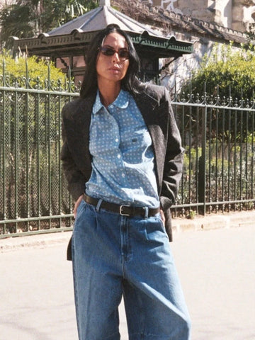 Heyanno Dance Paisley Shirt, Captains Blue