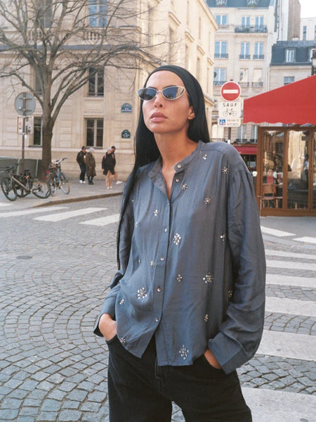 Heyanno Dazz Craftsman Shirt, Iron Gate