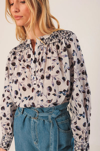 Indi and Cold Blouse, Night Print
