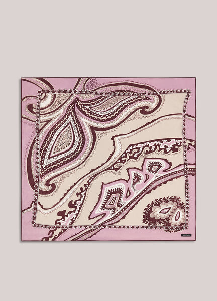 SUMMUM Scarf, Pink/Burgundy