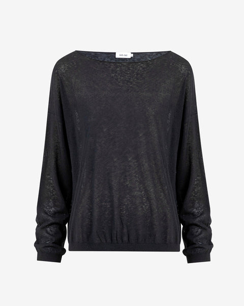 Knit-Ted Gill Linen Blend Knit, Black