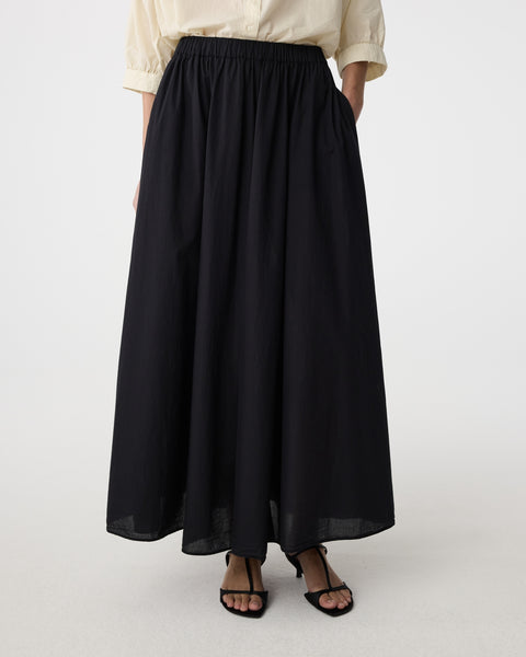 Knit-Ted Cato Skirt, Black - Flax In Bloom