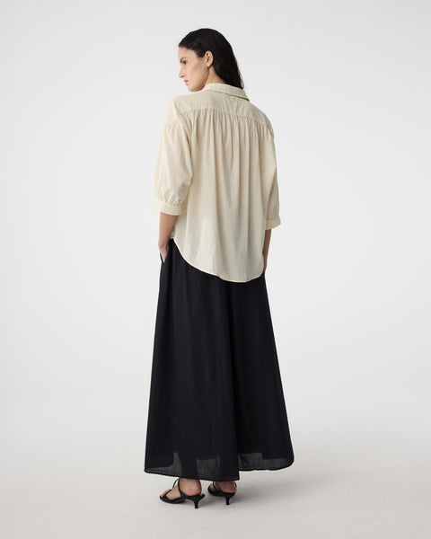 Knit-Ted Cato Skirt, Black - Flax In Bloom