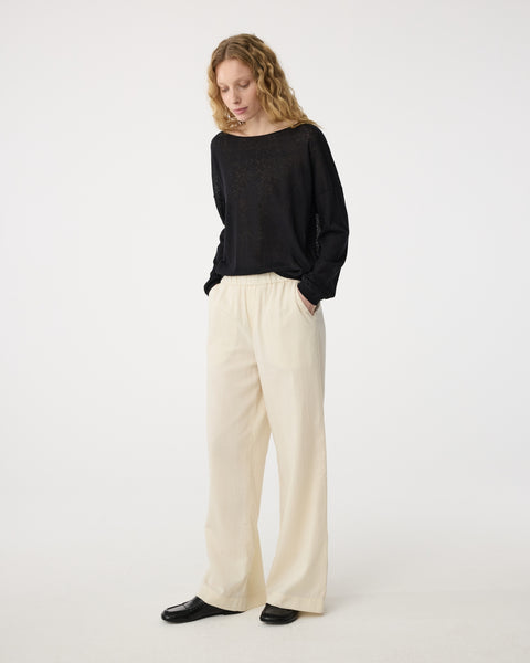 Knit-Ted Gill Linen Blend Knit, Black
