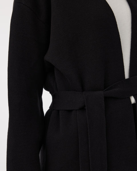 Knit-Ted Roline Belted Cardigan, Black