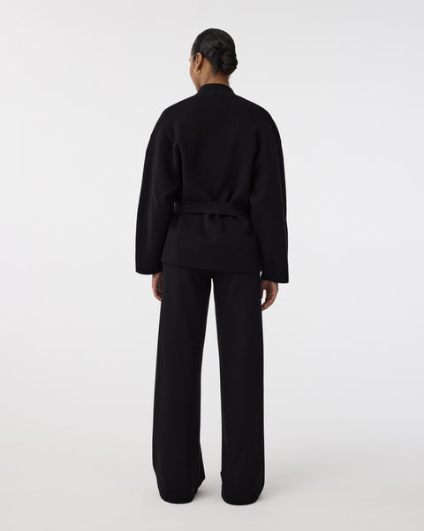 Knit-Ted Roline Belted Cardigan, Black