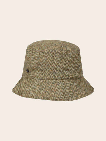 Loevenich Lined Bucket Hat With Herringbone Design