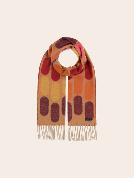 Fraas Cashmink Scarf, Oval Pattern Rabbit