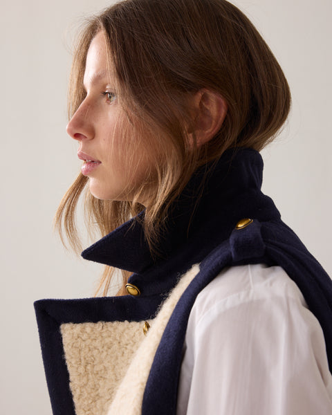 SUMMUM Boucle Gilet, Midnight Blue