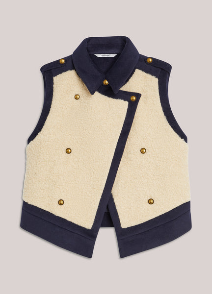 SUMMUM Boucle Gilet, Midnight Blue