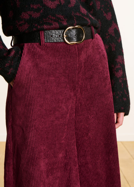 La Fee Maraboutee Eda Corduroy Culottes, Myrtle
