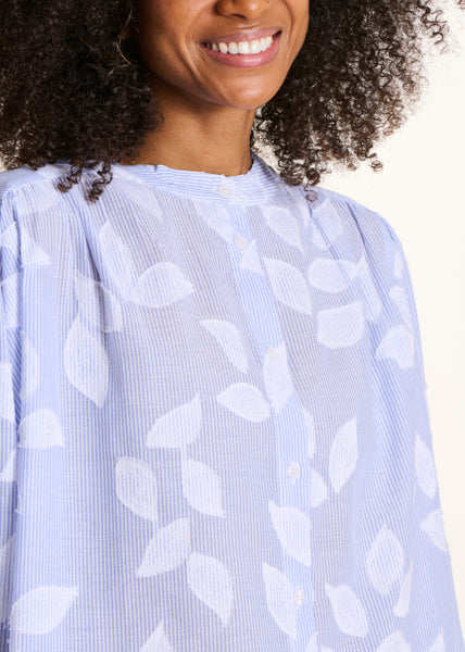 La Fee Maraboutee Douwina Blouse, Sky Blue