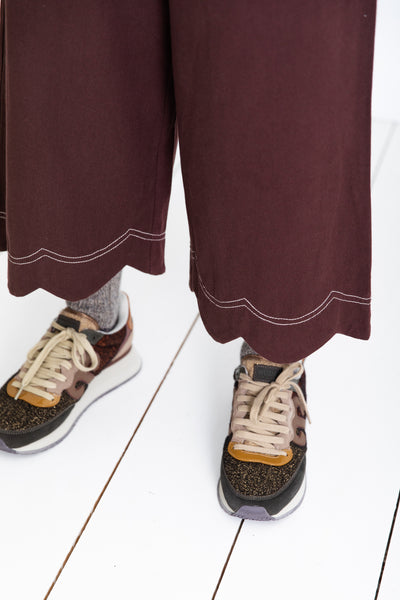 Bonté Aide Cropped Trousers, Chocolate