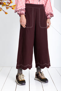 Bonté Aide Cropped Trousers, Chocolate