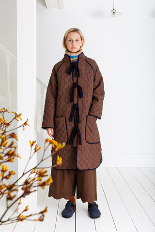 Bonte Aveline Coat, Midnight and Tan