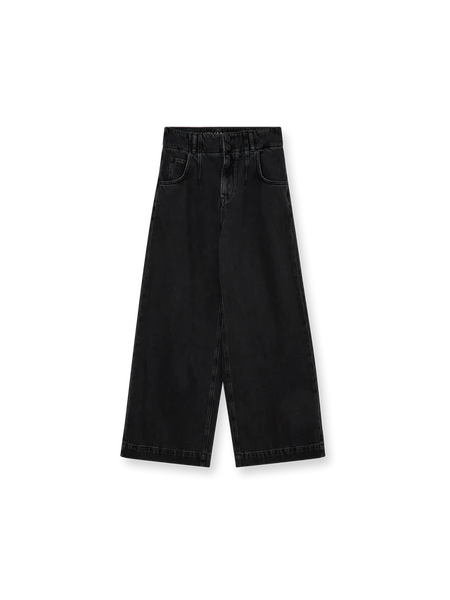 Heyanno Noble Drapy Jeans, Black