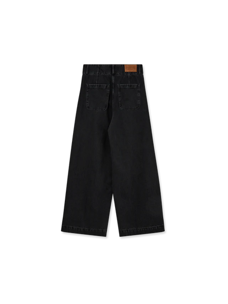Heyanno Noble Drapy Jeans, Black
