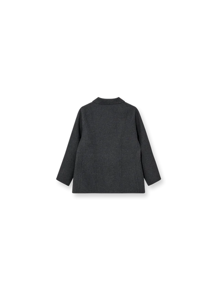 Heyanno Amuse Wool Jacket, Grey Melange