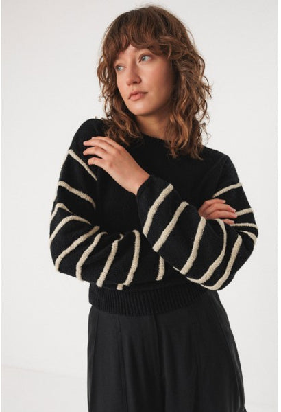SKFK Aitza Knitwear, Black/Ecru