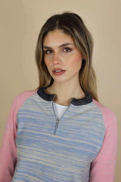 NO2MORO Alonso Knit, Multicolour - Flax In Bloom