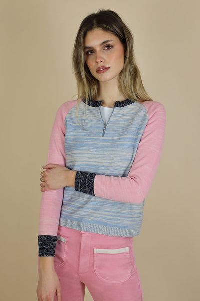 NO2MORO Alonso Knit, Multicolour - Flax In Bloom