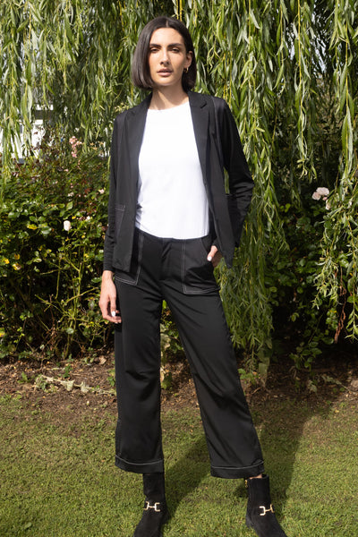 NO2MORO Hera Cropped Trousers, Black