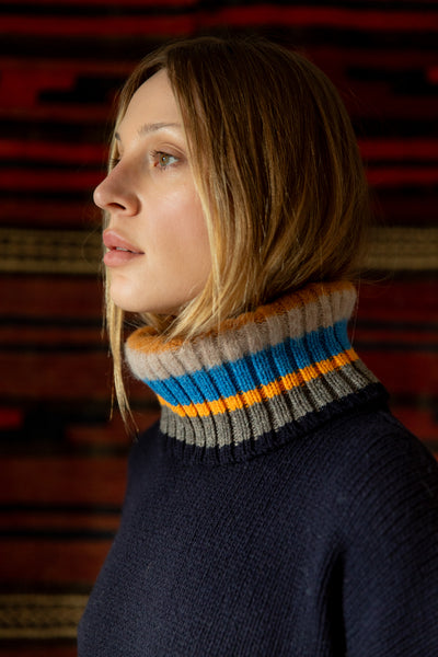 Bonté Bailey RWS Knit, Navy Stripe