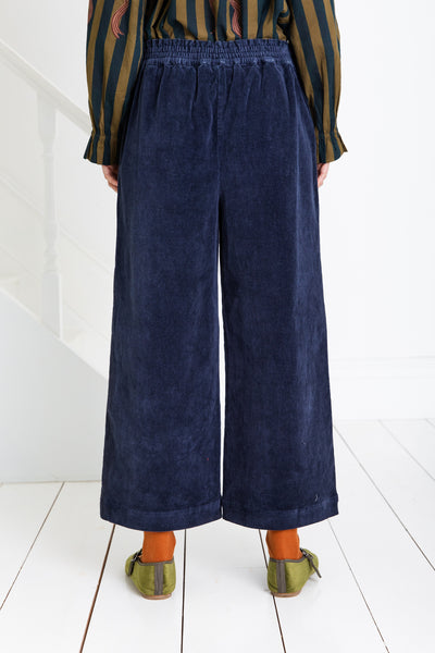 Bonté Bijou Cropped Corduroy Trousers, Midnight
