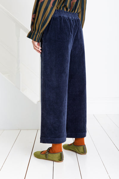 Bonté Bijou Cropped Corduroy Trousers, Midnight
