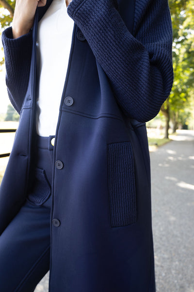 NO2MORO Bowie Coat, Navy