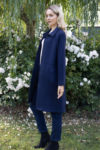 NO2MORO Bowie Coat, Navy