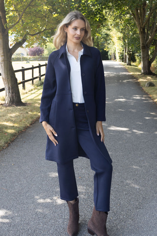 NO2MORO Bowie Coat, Navy