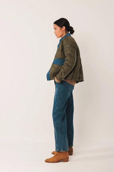 Indi and Cold Quilted Jacket, Khaki