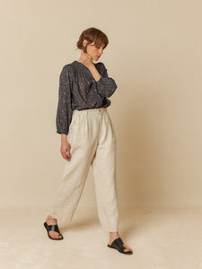 INDI AND COLD Jedra, Linen Trousers, Stone