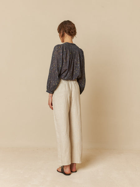 INDI AND COLD Jedra, Linen Trousers, Stone