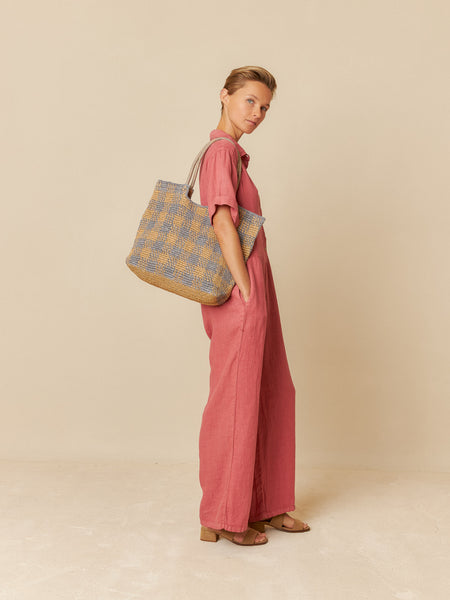 INDI AND COLD Linen Jumpsuit, Watermelon