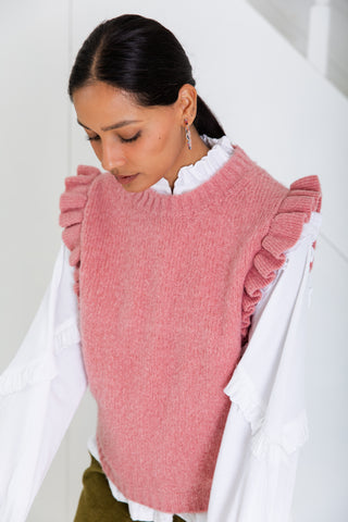 Bonté Claude Sleeveless Knit, Rose