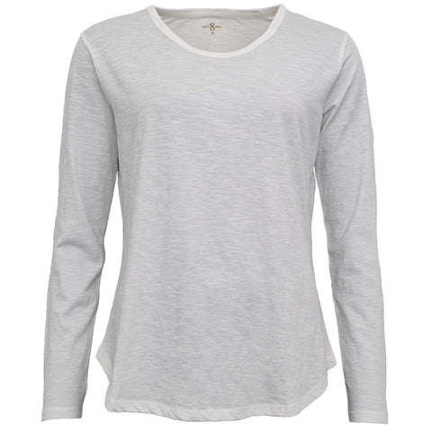 Costa Mani Basic Long Sleeved T-Shirt, White