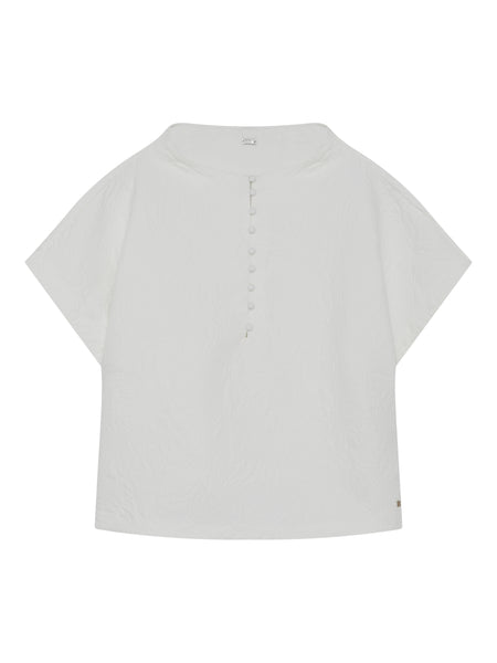 Gustav Cala Jacquard Blouse, Off White