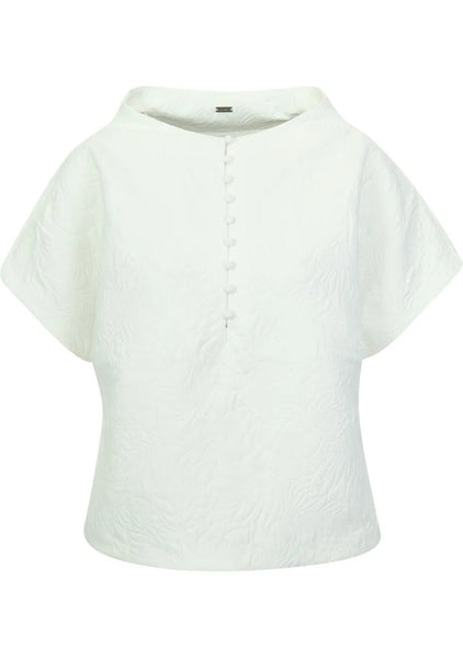 Gustav Cala Jacquard Blouse, Off White