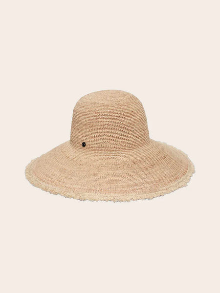 Loevenich Large Cloche Hat with Frayed Brim
