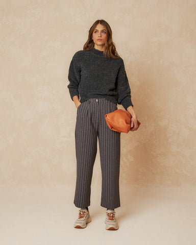 Indi and Cold Jared Pinstripe Trouser, Marengo