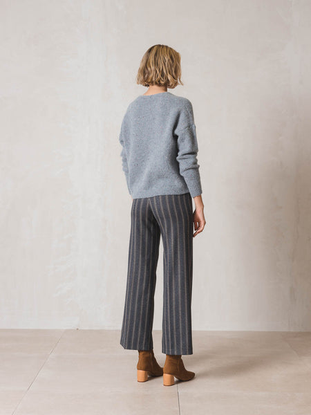 Indi and Cold Stripe Trouser, Denim