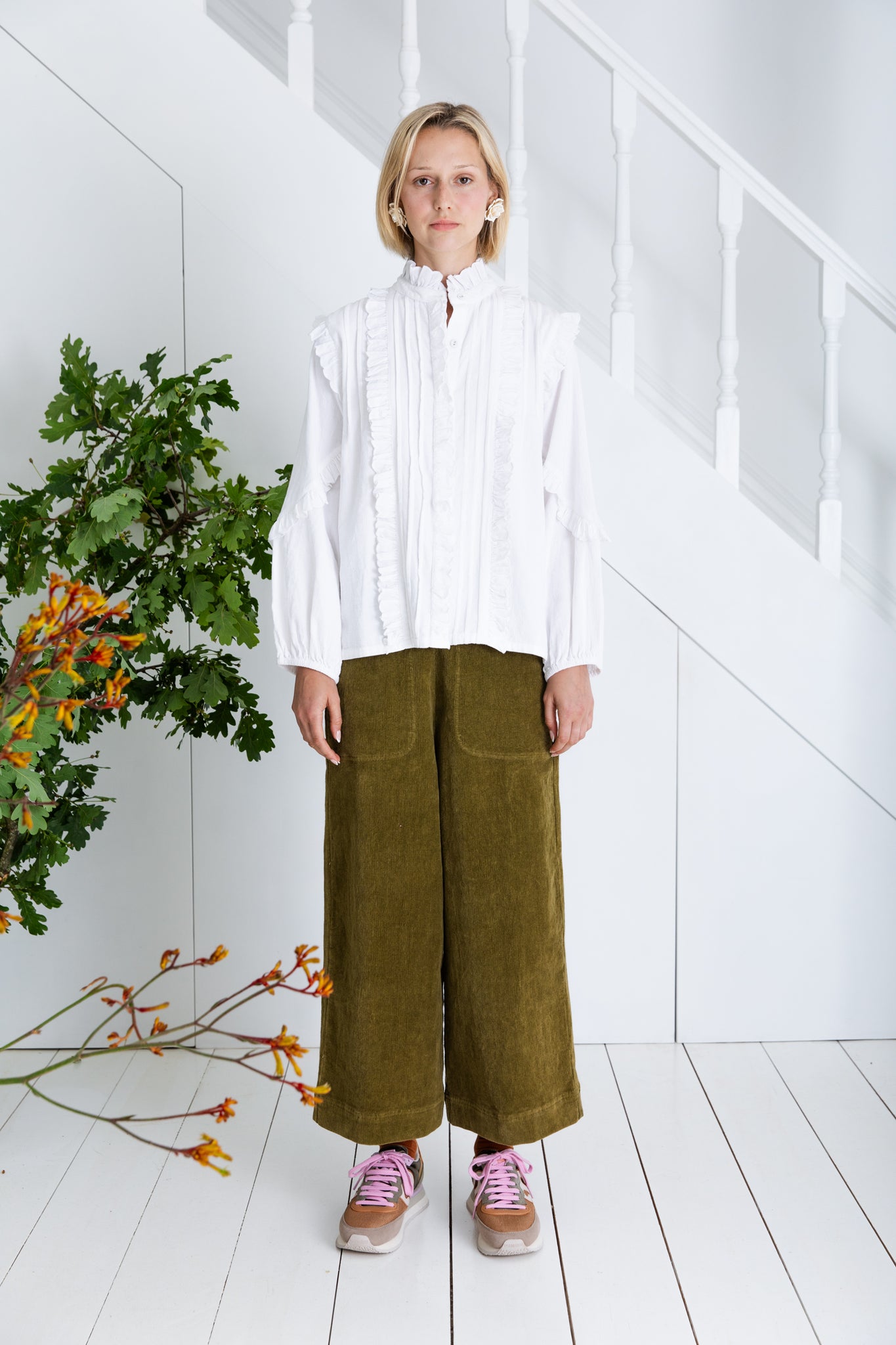 Bonté Delice Blouse, Winter White