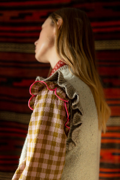 Bonté Delia Gilet Knitwear, Oyster