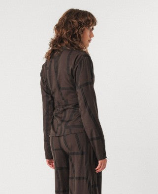 SKFK Deiane Shirt, Brown & Black