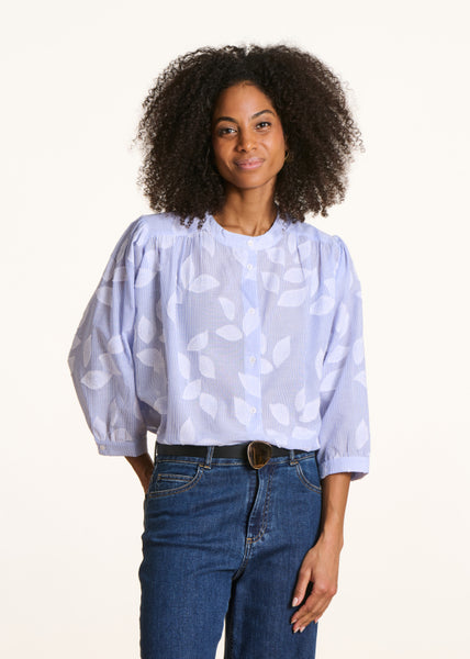 La Fee Maraboutee Douwina Blouse, Sky Blue