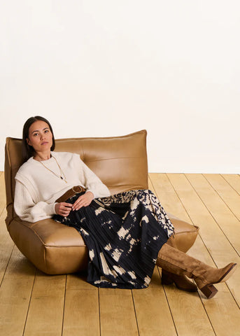 La Fee Maraboutee Ena Skirt, Stormy/Champagne